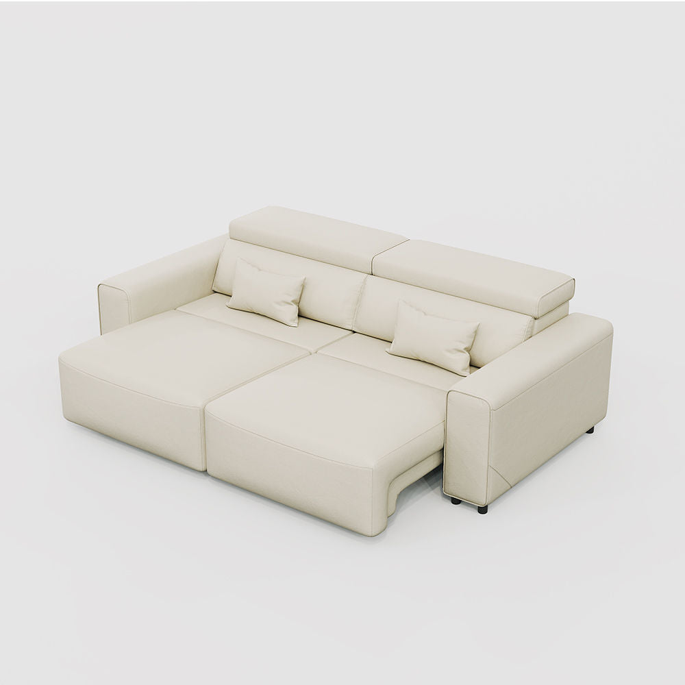 POVISON SEB8006E236 Electric Sleeper Sofa Leather
