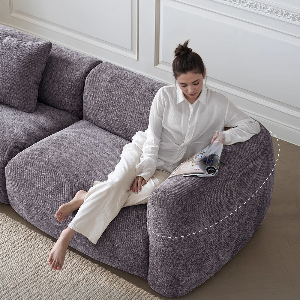 POVISON SF8204NB240 Minimalist Lounge Sofa Chenille