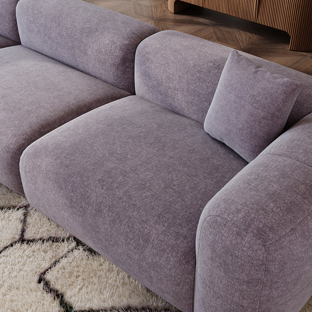 POVISON SF8204NB240 Minimalist Lounge Sofa Chenille
