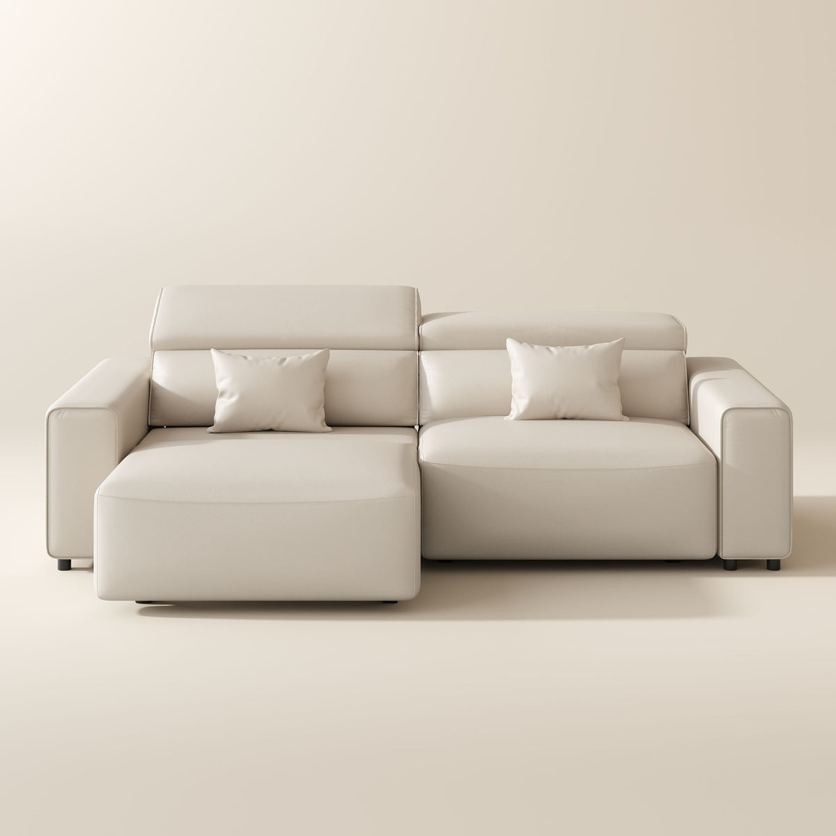 POVISON SEB8006E236 Electric Sleeper Sofa Leather