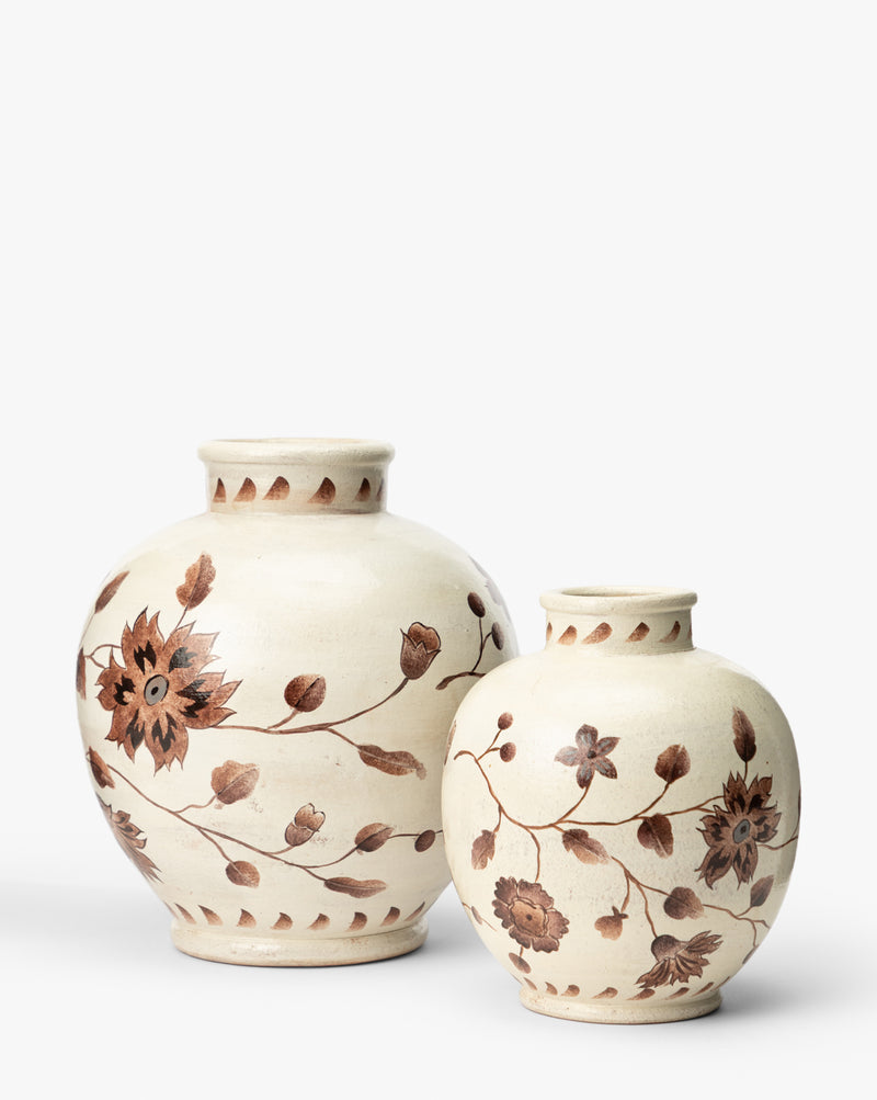 Hand-Painted Autumn Vine Vase
