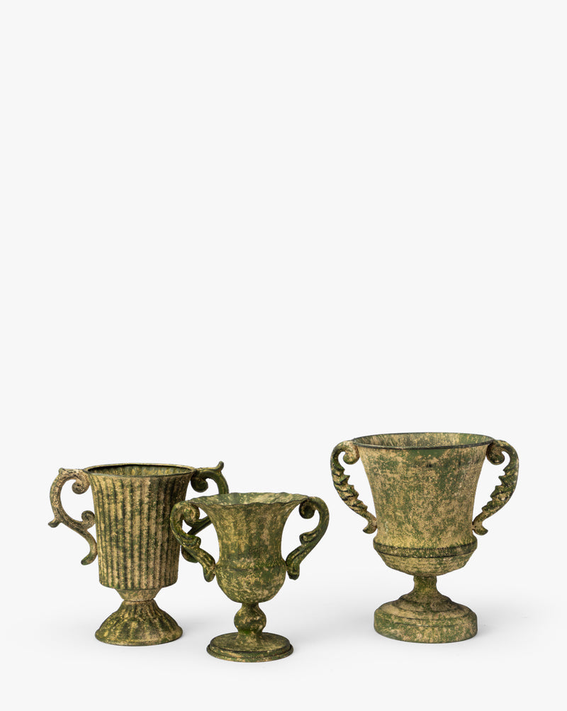 Patina Urns (Set of 3)