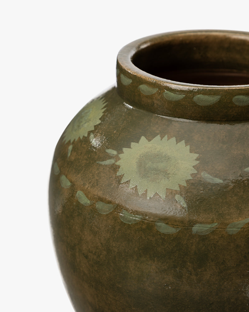 Tilbury Hand-Painted Terracotta Vase