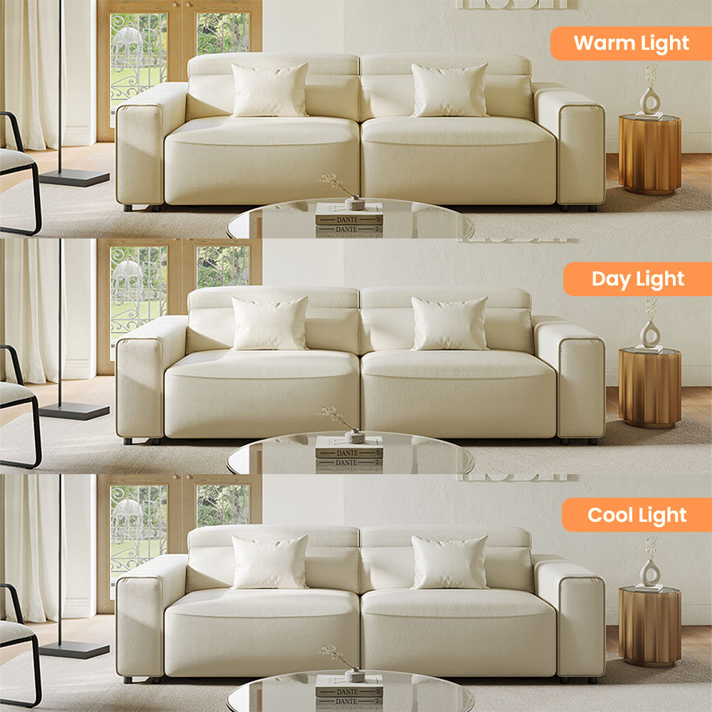 POVISON SEB8006E236 Electric Sleeper Sofa Leather