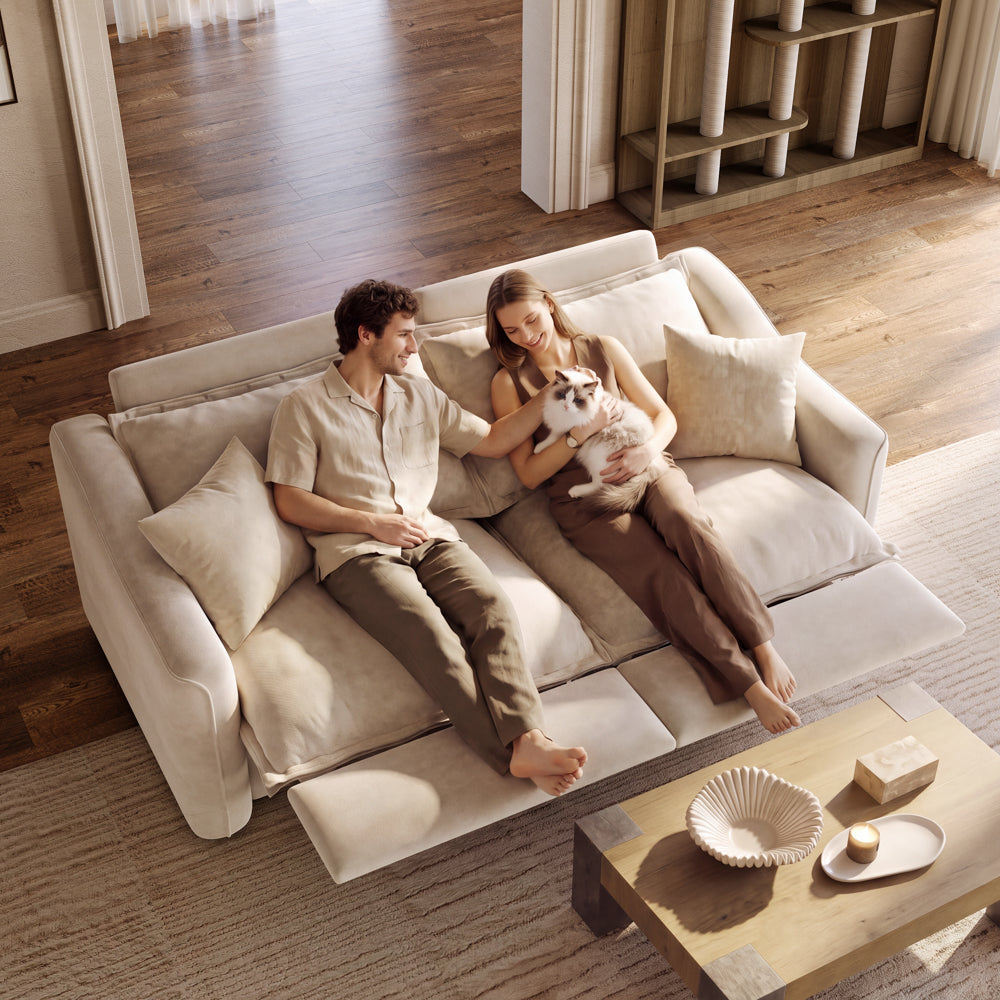 POVISON SSF8030E216MZ Power Reclining Sofa Fabric