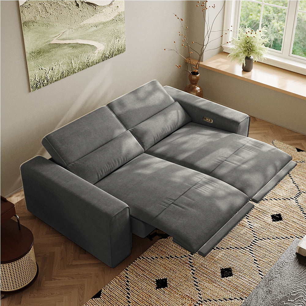 POVISON SSF0029DG250R2 Power Reclining Modular Sofa Fabric