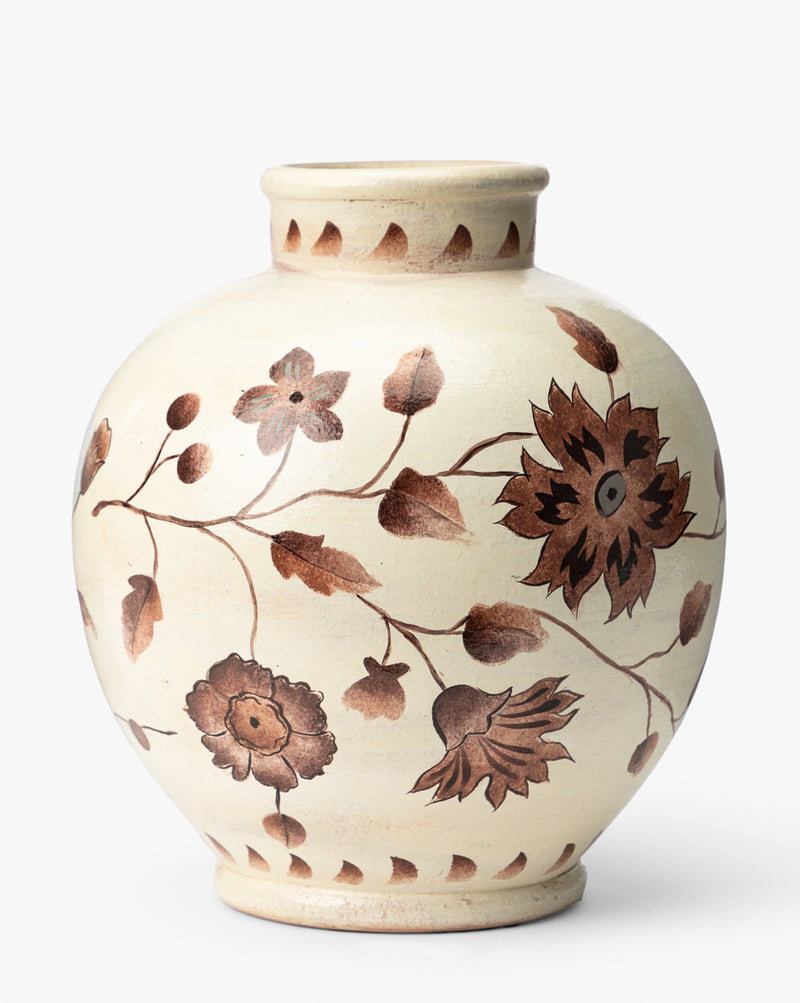 Hand-Painted Autumn Vine Vase