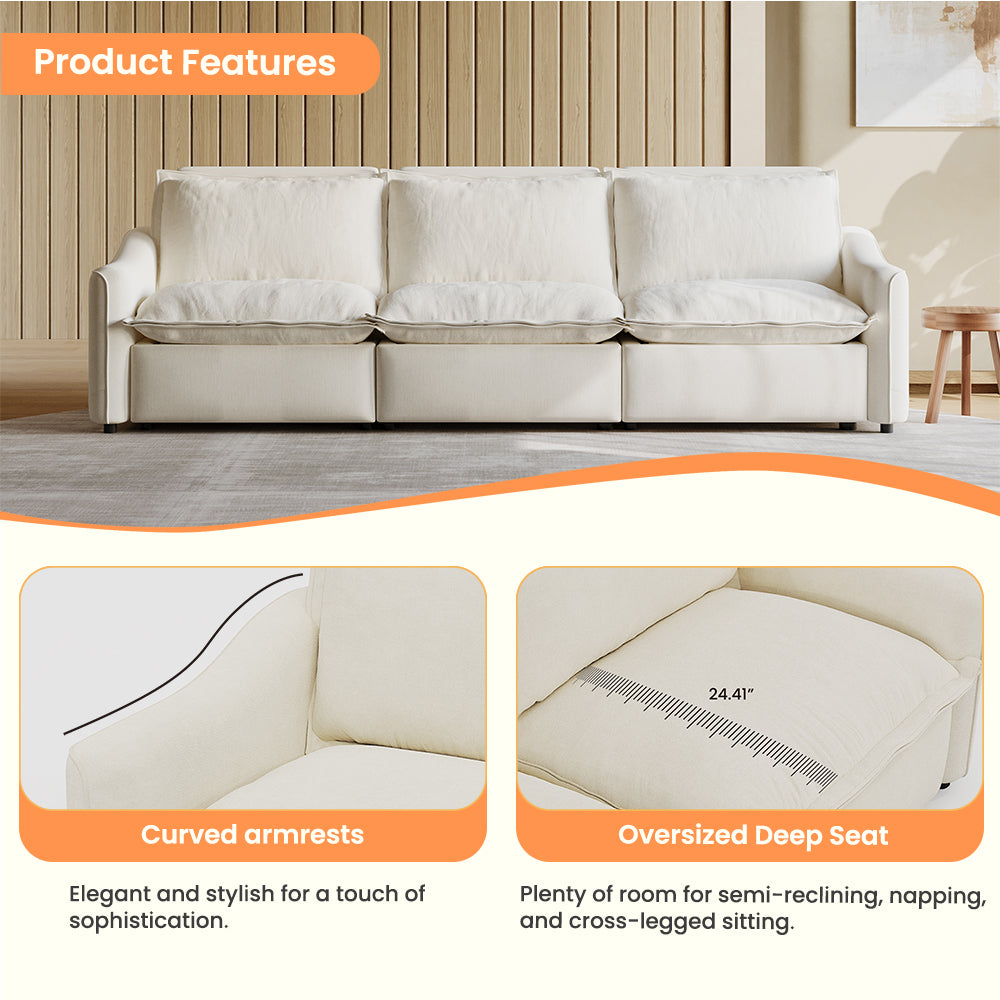 POVISON SSF8030E216MZ Power Reclining Sofa Fabric